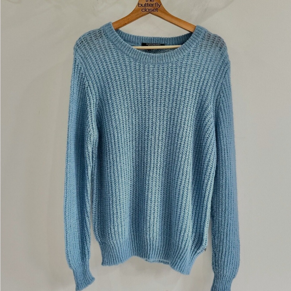 Scotch and Soda Vintage Blue Loose Knit Sweater Size 2
